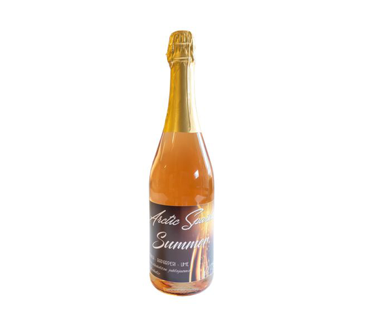 Lime-raparperi-mansikka -kuohujuoma 0,75L
