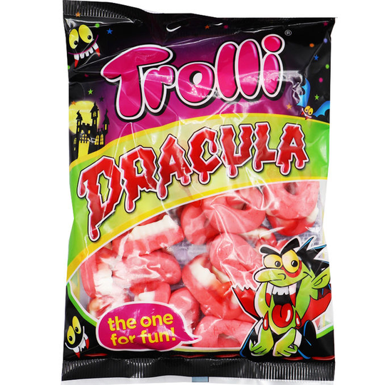 Trolli Hedelmänmakuinen Vaahtomakeinen Dracula