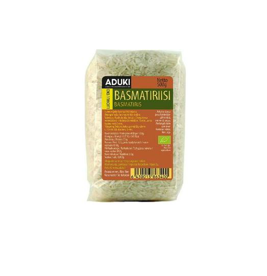 Basmatiriisi, valkoinen 500 g, Aduki