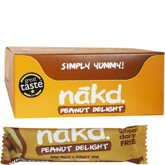 näkd Peanut Delight Raakapatukka 18-pack