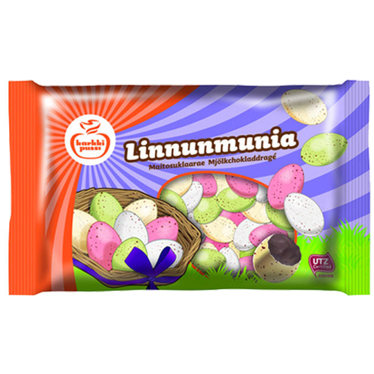 Karkkipussi Linnunmunia maitosuklaarae