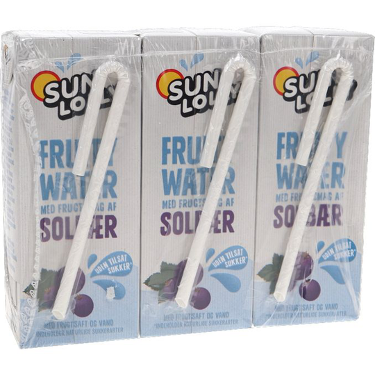 Sun Lolly Mustaherukka Hedelmäjuoma 3-pack
