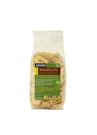 Banaanilastu, kuivattu 200 g, Aduki