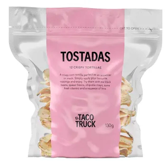 El Taco Truck El Tostades Friteeratut Maissitortillat