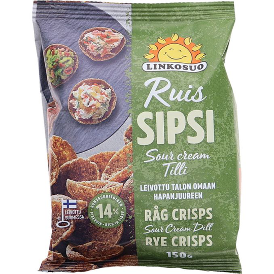 Linkosuo Ruissipsit Kermaviili & Sipuli