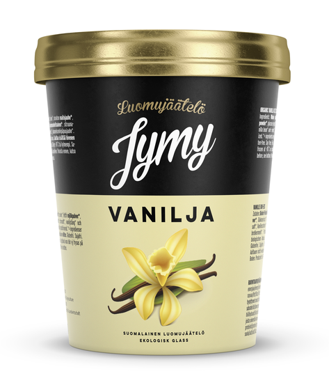 Jymy Luomuvaniljajäätelö 500 ml