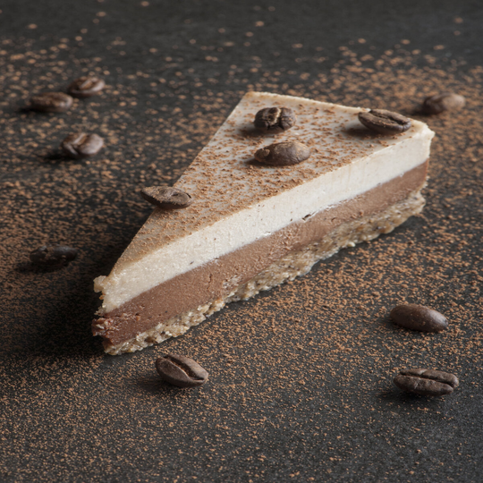 Cafe Mocha -raakakakku, 14 palaa LUOMU